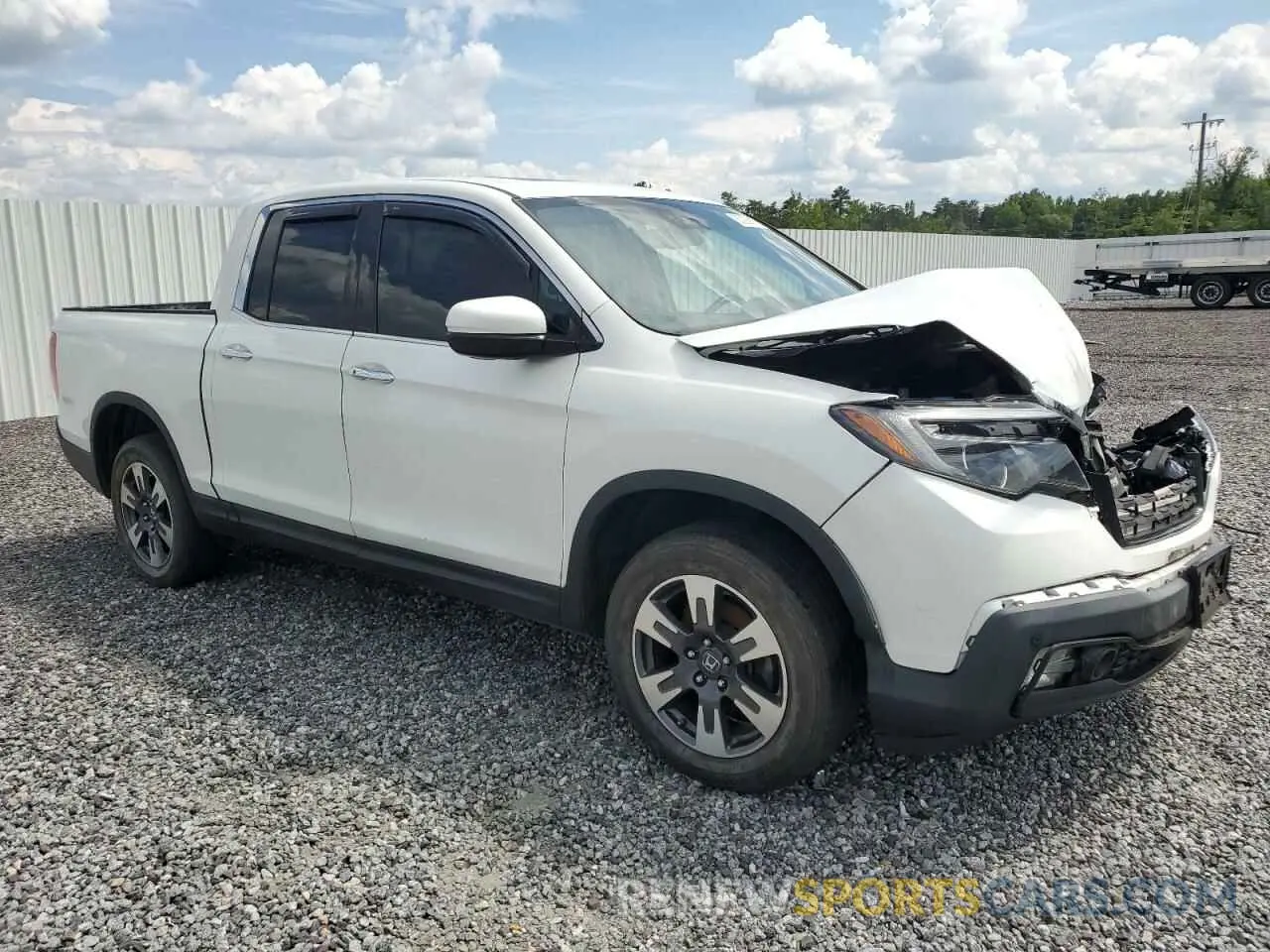 4 Photograph of a damaged car 5FPYK3F7XLB004671 HONDA RIDGELINE 2020