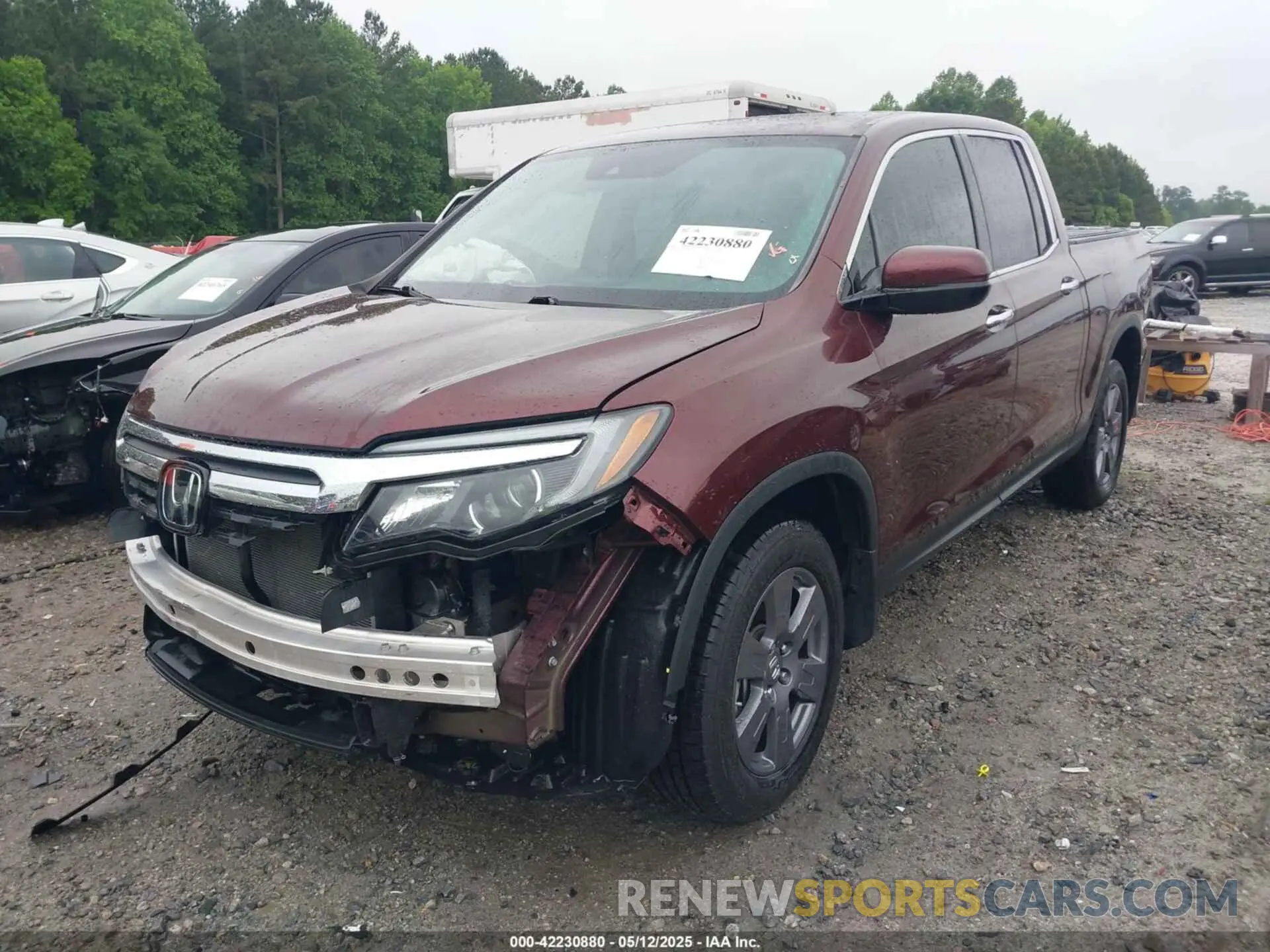 2 Photograph of a damaged car 5FPYK3F7XLB012298 HONDA RIDGELINE 2020