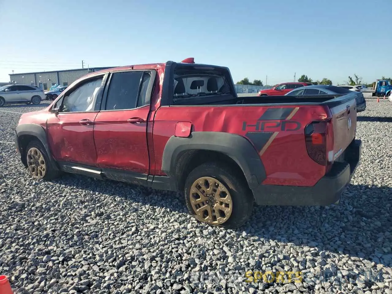 2 Photograph of a damaged car 5FPYK3F10MB001789 HONDA RIDGELINE 2021