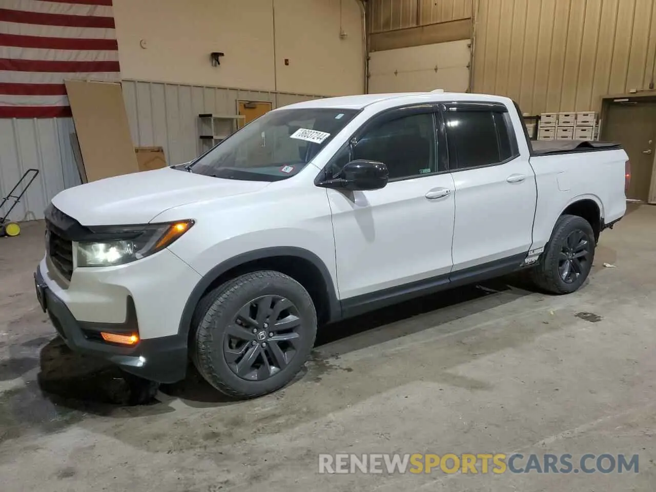 1 Photograph of a damaged car 5FPYK3F11MB002286 HONDA RIDGELINE 2021