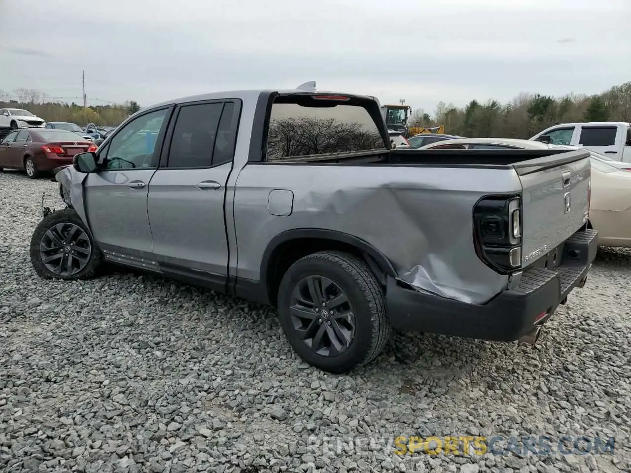 2 Photograph of a damaged car 5FPYK3F11MB003051 HONDA RIDGELINE 2021