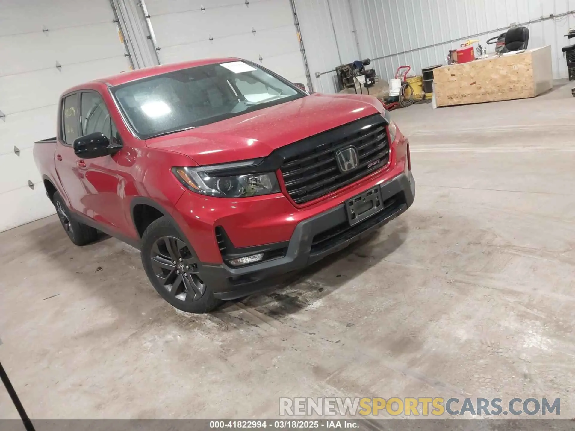 1 Photograph of a damaged car 5FPYK3F13MB009577 HONDA RIDGELINE 2021
