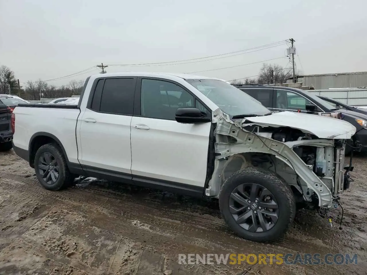 4 Photograph of a damaged car 5FPYK3F15MB018801 HONDA RIDGELINE 2021