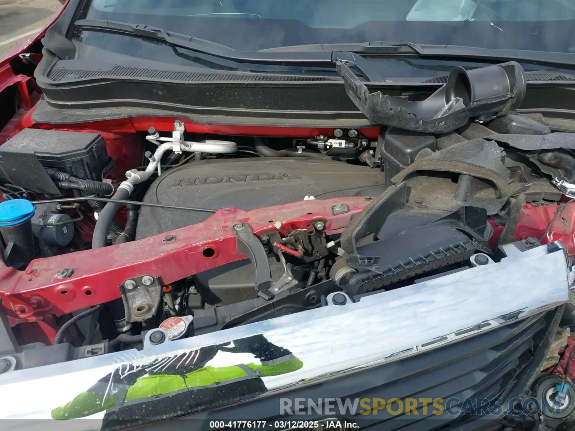 10 Photograph of a damaged car 5FPYK3F54MB014502 HONDA RIDGELINE 2021