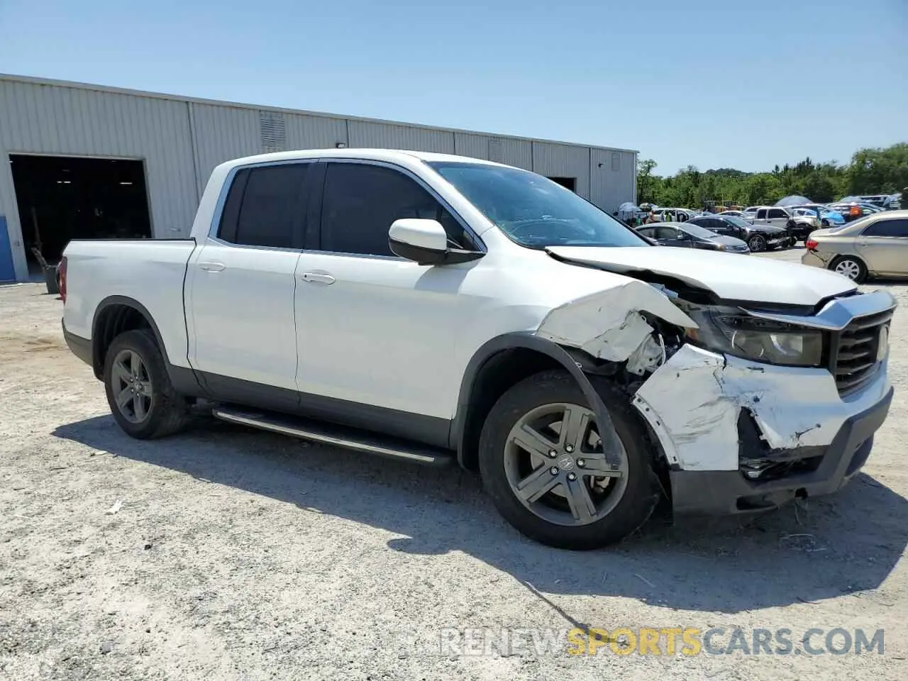 4 Photograph of a damaged car 5FPYK3F56MB016249 HONDA RIDGELINE 2021