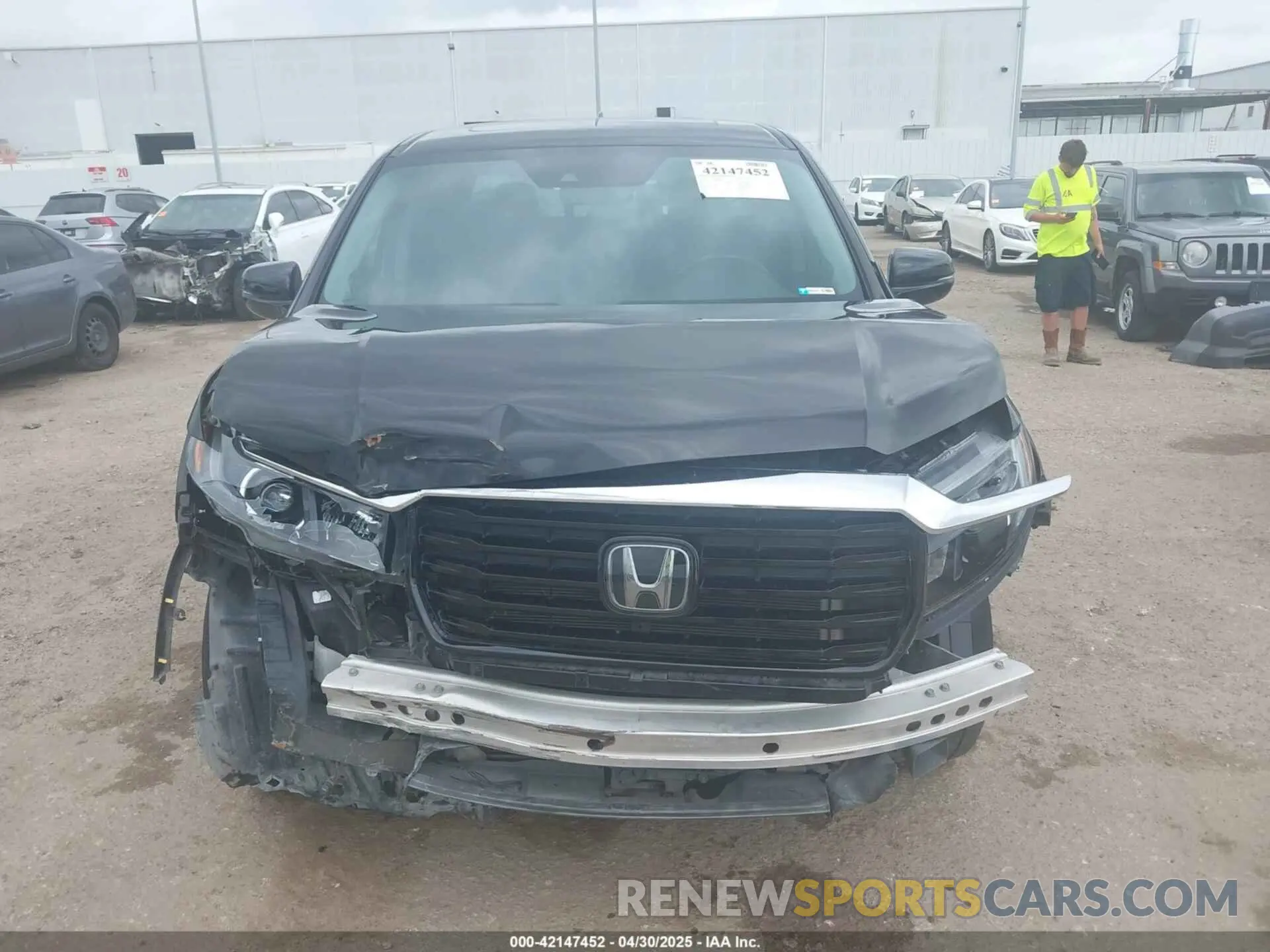 13 Photograph of a damaged car 5FPYK3F71MB018153 HONDA RIDGELINE 2021