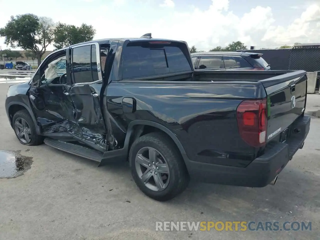2 Photograph of a damaged car 5FPYK3F72MB002057 HONDA RIDGELINE 2021