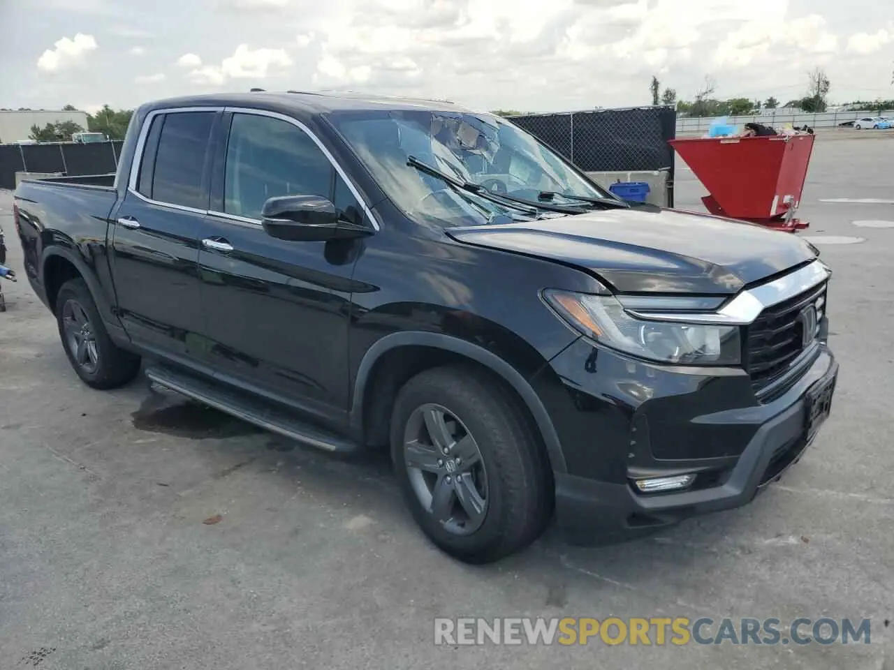 4 Photograph of a damaged car 5FPYK3F72MB002057 HONDA RIDGELINE 2021
