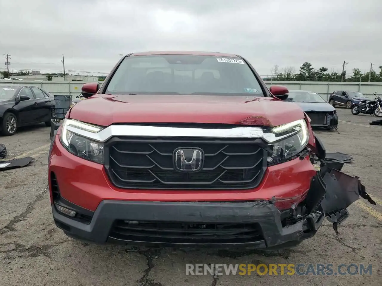 5 Photograph of a damaged car 5FPYK3F73MB017991 HONDA RIDGELINE 2021