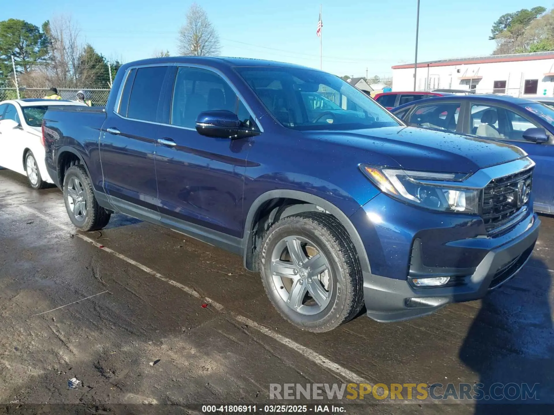 1 Photograph of a damaged car 5FPYK3F73MB023208 HONDA RIDGELINE 2021