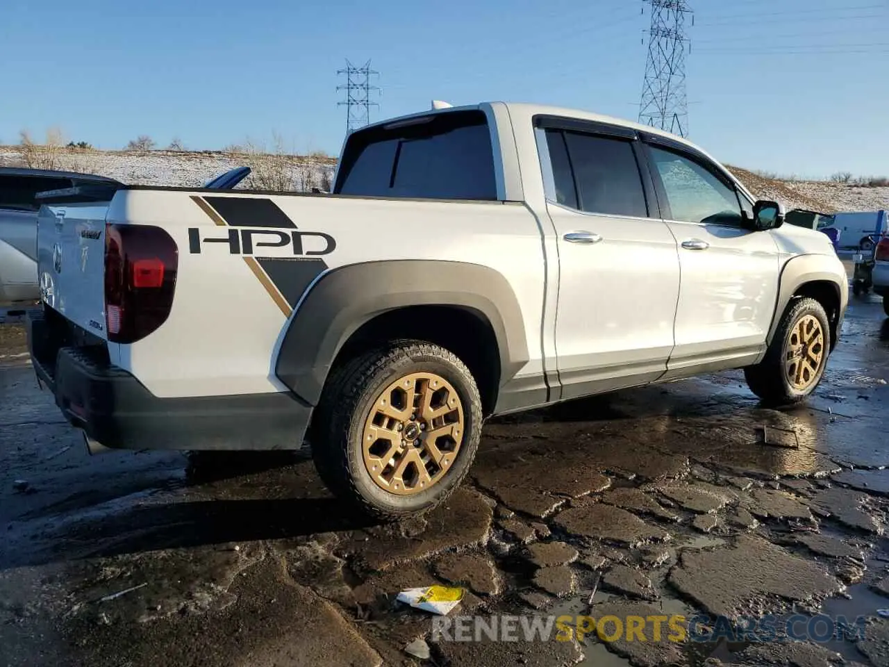 3 Photograph of a damaged car 5FPYK3F74MB019684 HONDA RIDGELINE 2021