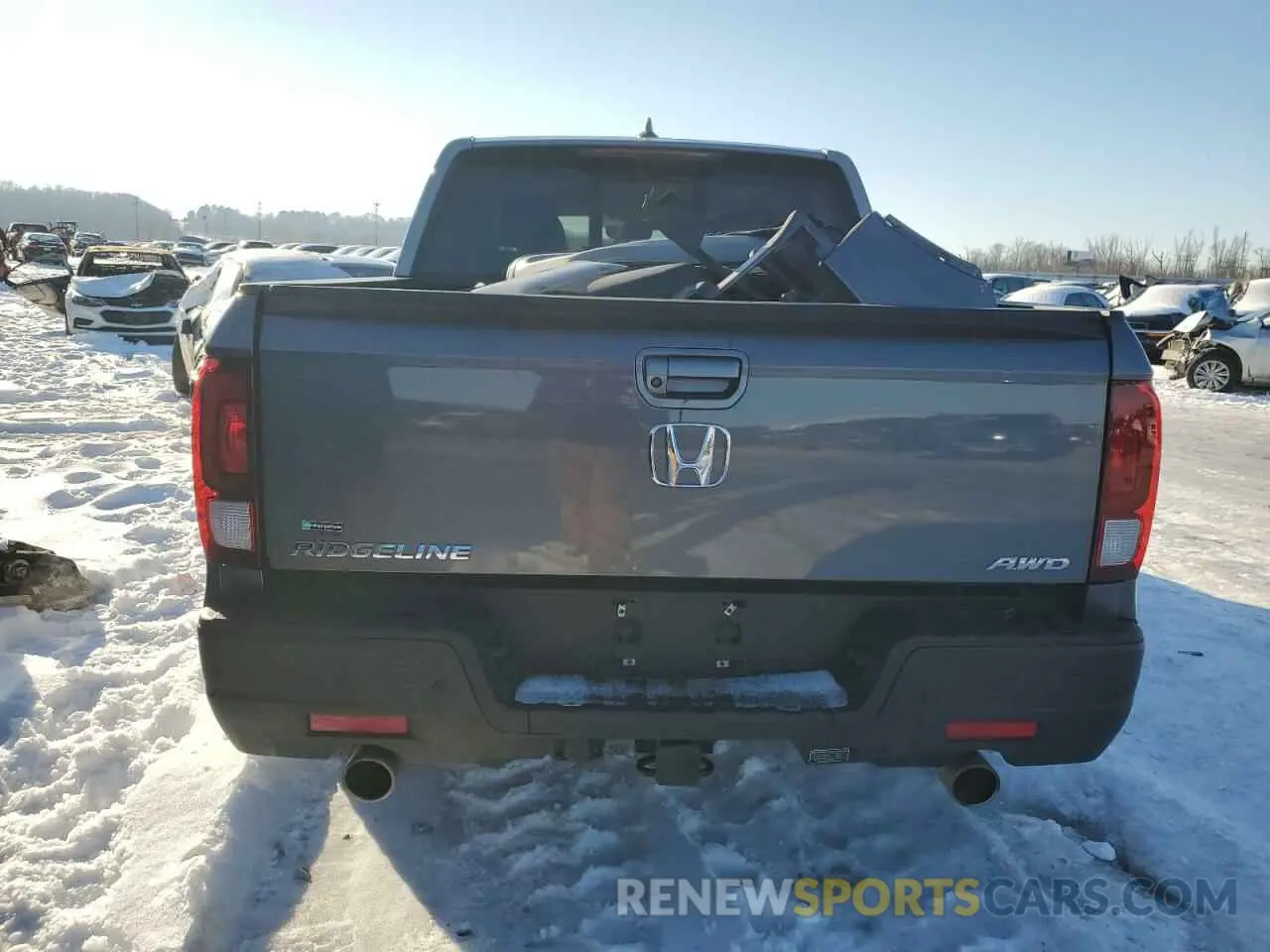 6 Photograph of a damaged car 5FPYK3F74MB023122 HONDA RIDGELINE 2021