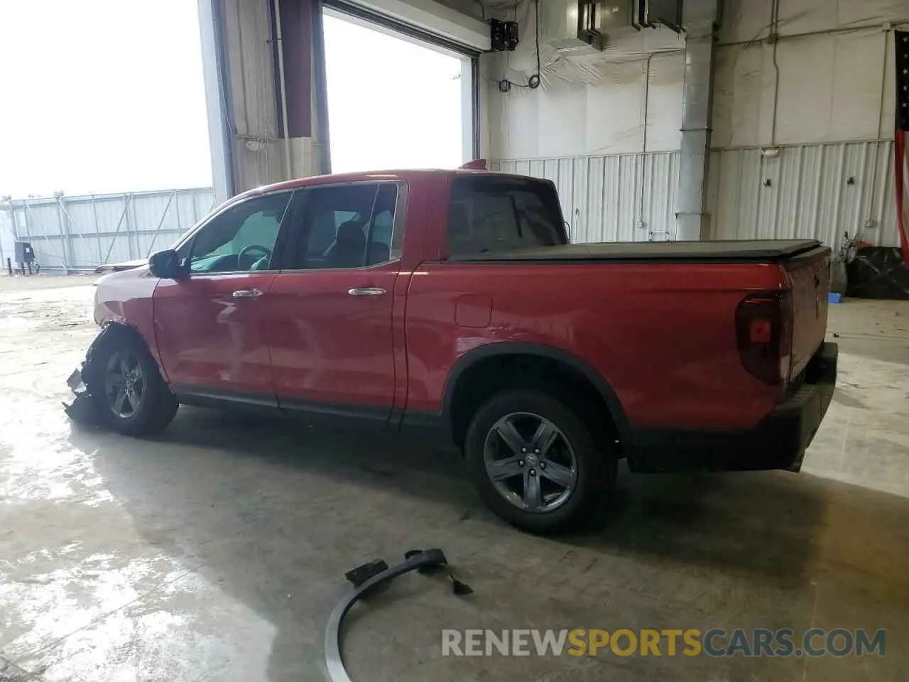 2 Photograph of a damaged car 5FPYK3F76MB018004 HONDA RIDGELINE 2021