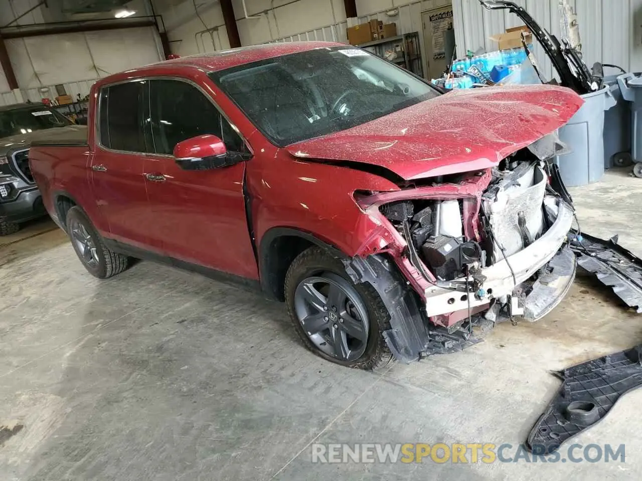 4 Photograph of a damaged car 5FPYK3F76MB018004 HONDA RIDGELINE 2021