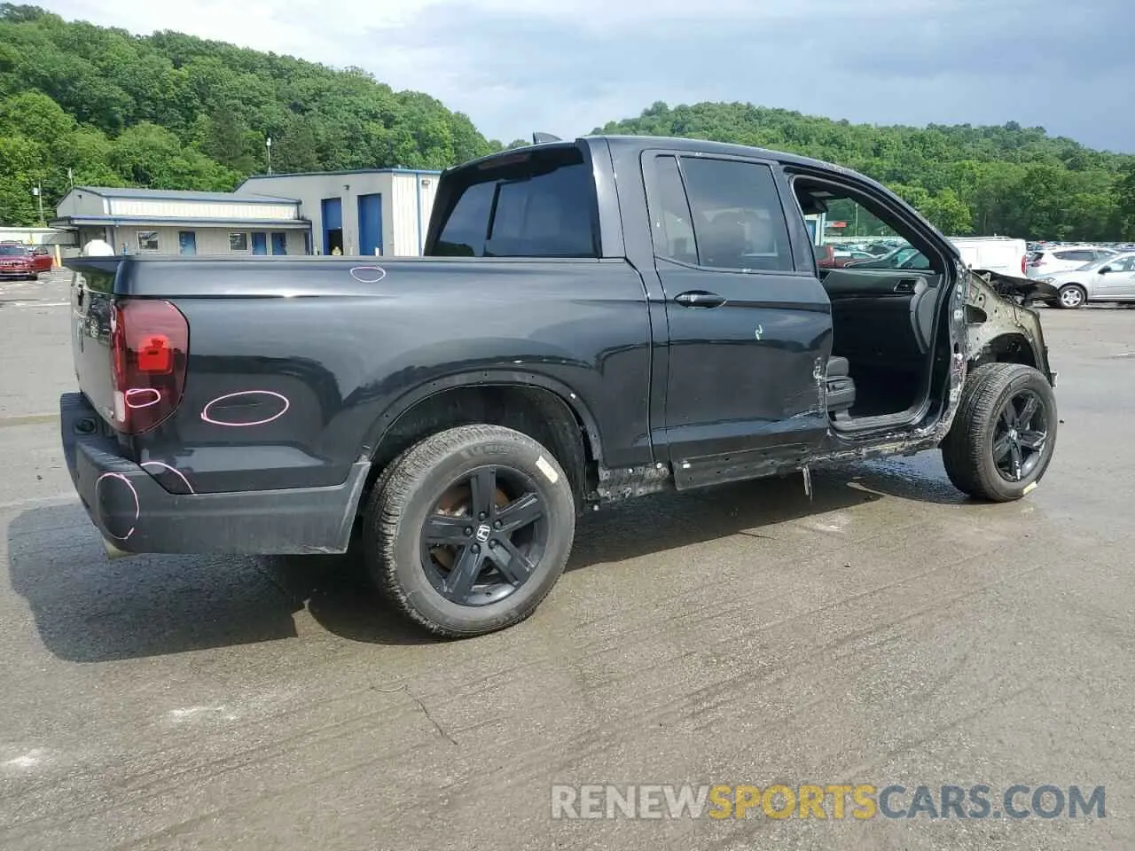 3 Photograph of a damaged car 5FPYK3F80MB024602 HONDA RIDGELINE 2021