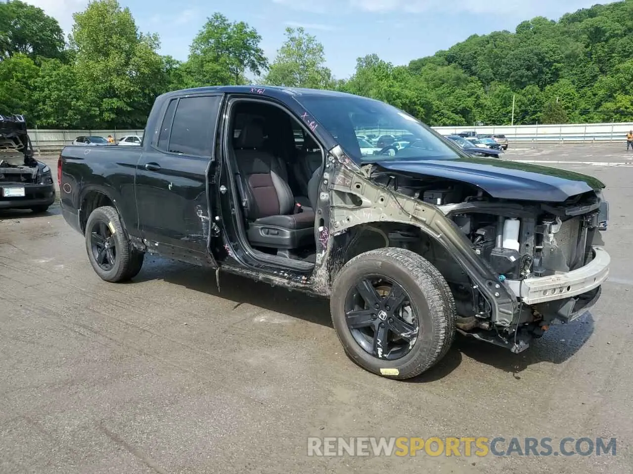 4 Photograph of a damaged car 5FPYK3F80MB024602 HONDA RIDGELINE 2021
