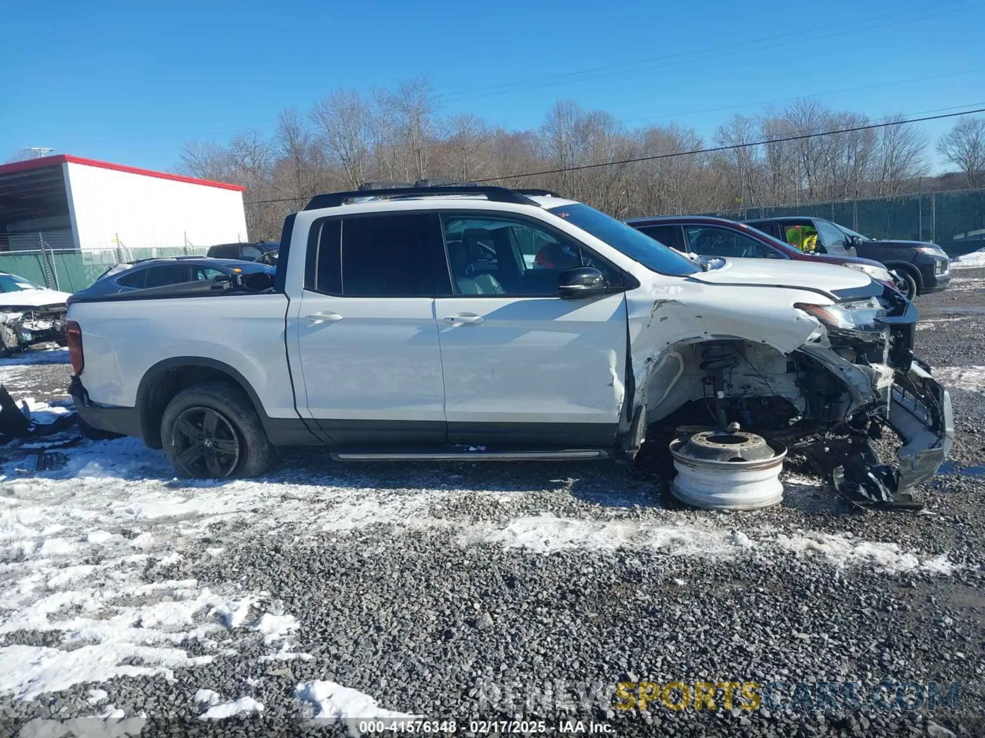 14 Photograph of a damaged car 5FPYK3F82MB014976 HONDA RIDGELINE 2021