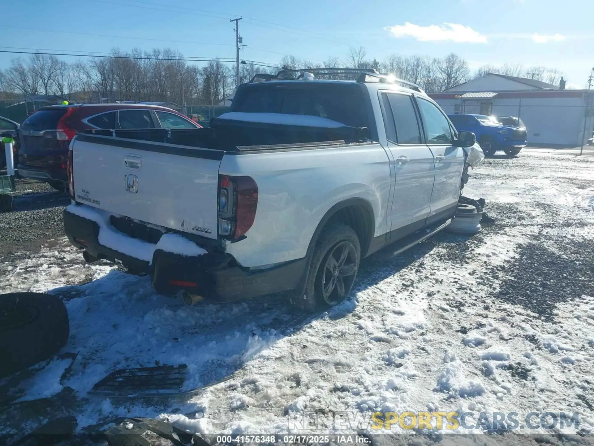 4 Photograph of a damaged car 5FPYK3F82MB014976 HONDA RIDGELINE 2021
