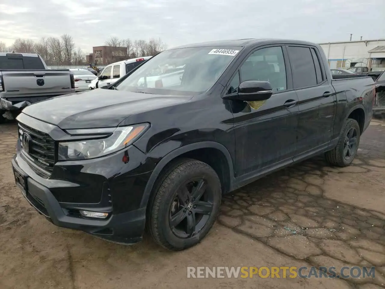 1 Photograph of a damaged car 5FPYK3F83MB014579 HONDA RIDGELINE 2021