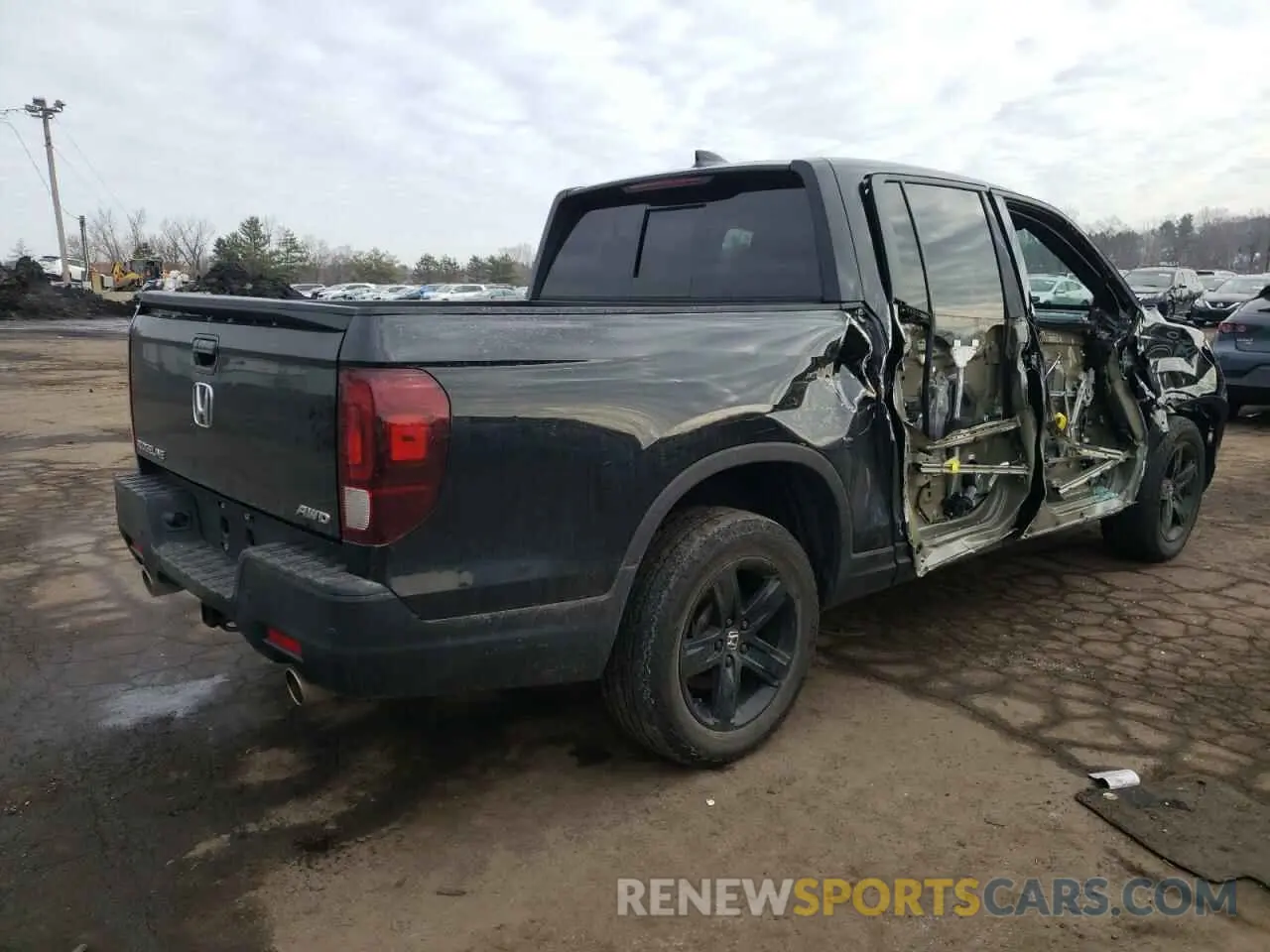 3 Photograph of a damaged car 5FPYK3F83MB014579 HONDA RIDGELINE 2021