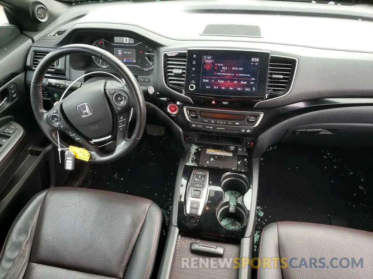 8 Photograph of a damaged car 5FPYK3F83MB014579 HONDA RIDGELINE 2021