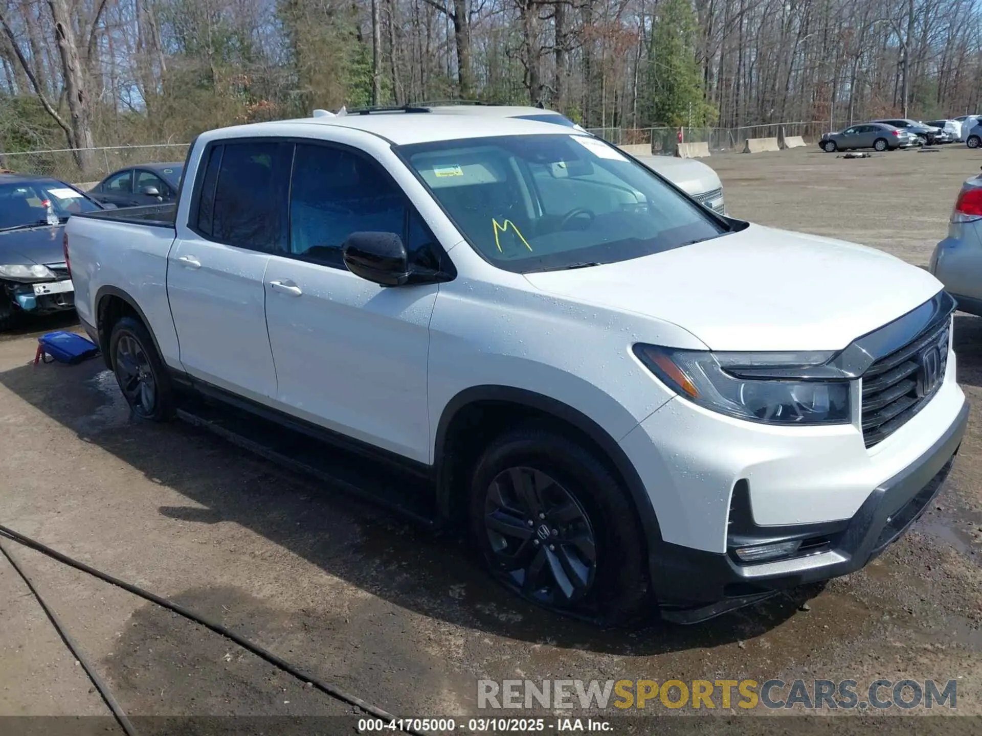 1 Photograph of a damaged car 5FPYK3F12NB009135 HONDA RIDGELINE 2022