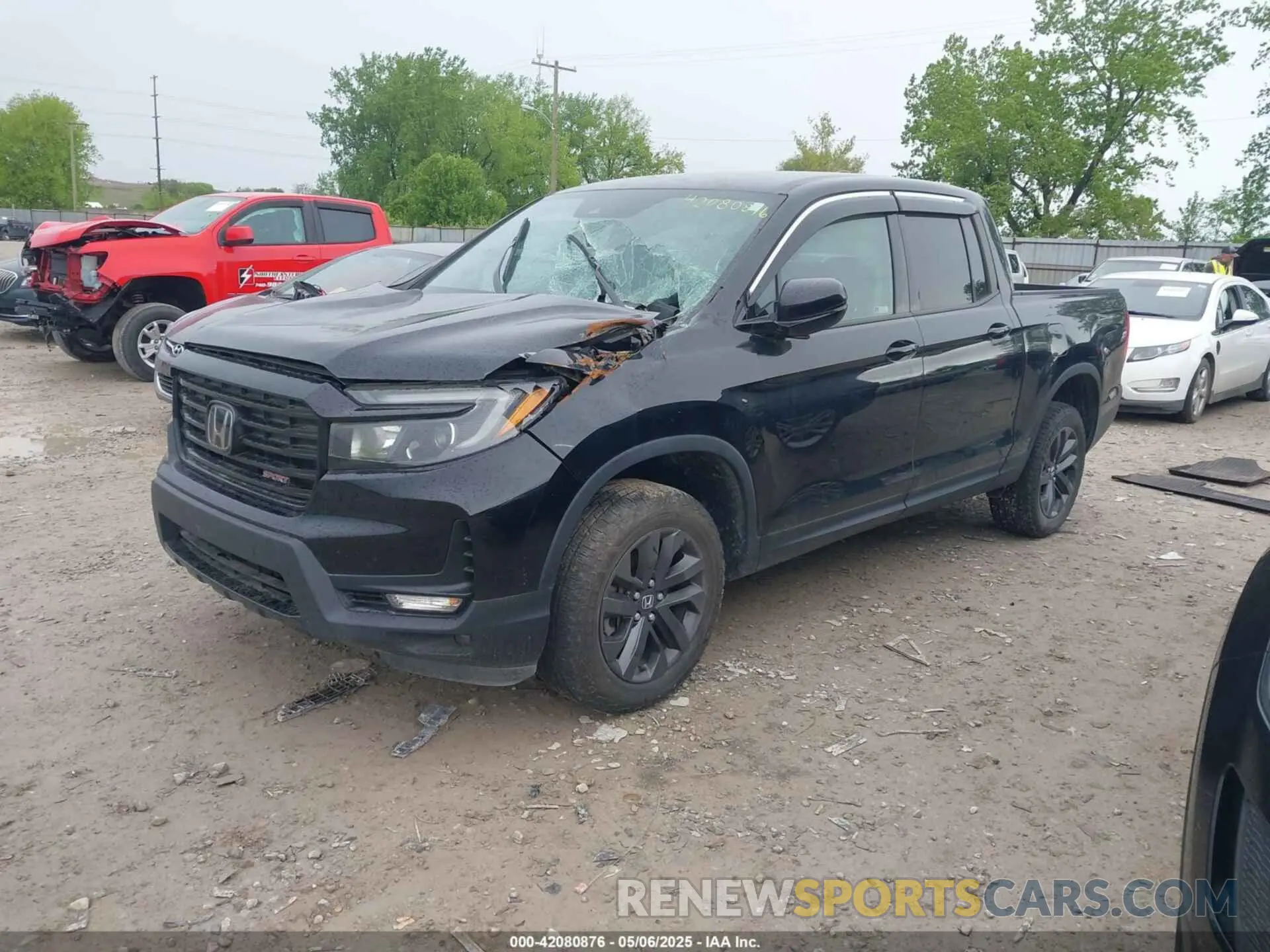 2 Photograph of a damaged car 5FPYK3F18NB007356 HONDA RIDGELINE 2022