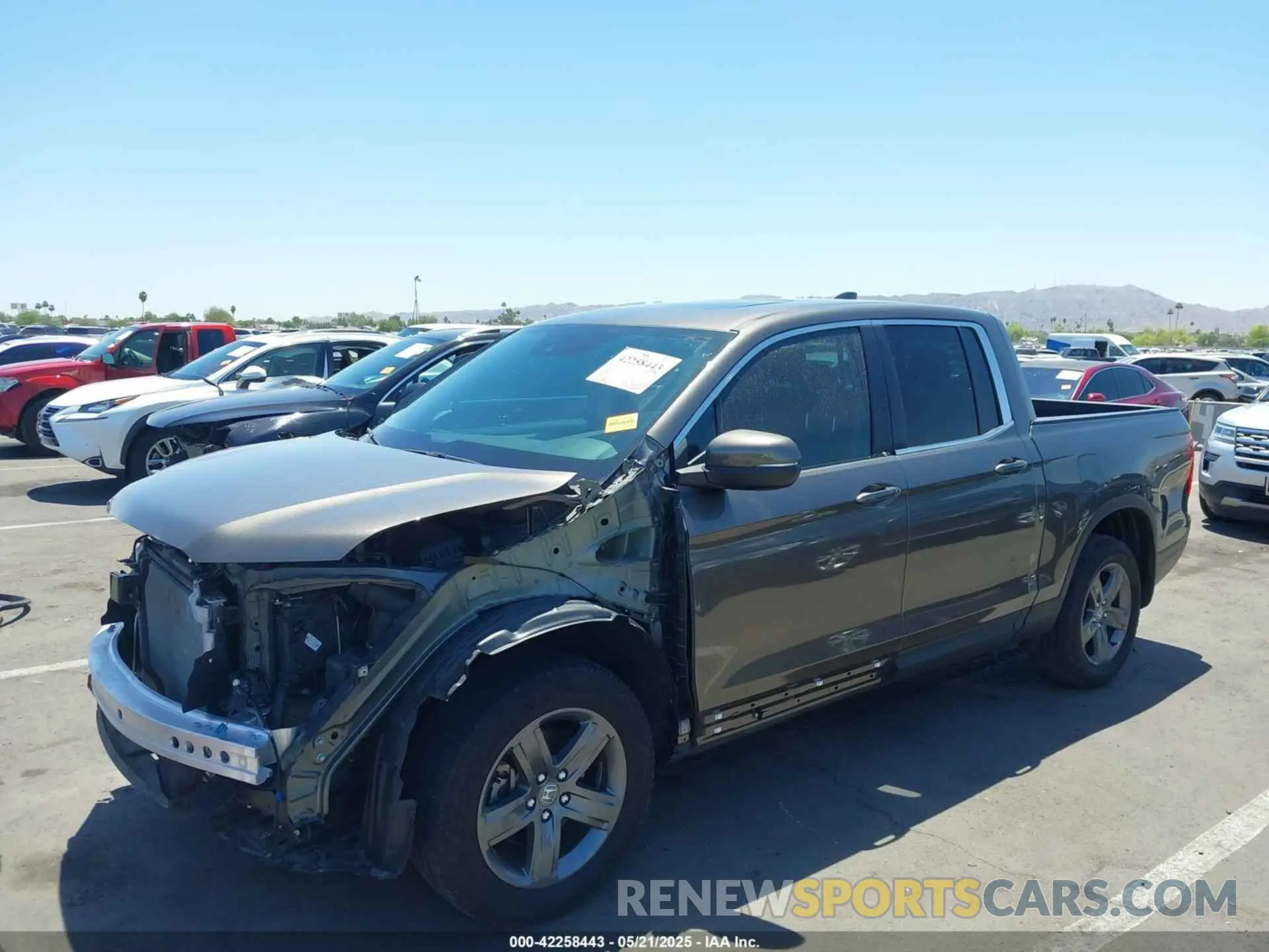 2 Photograph of a damaged car 5FPYK3F58NB007618 HONDA RIDGELINE 2022