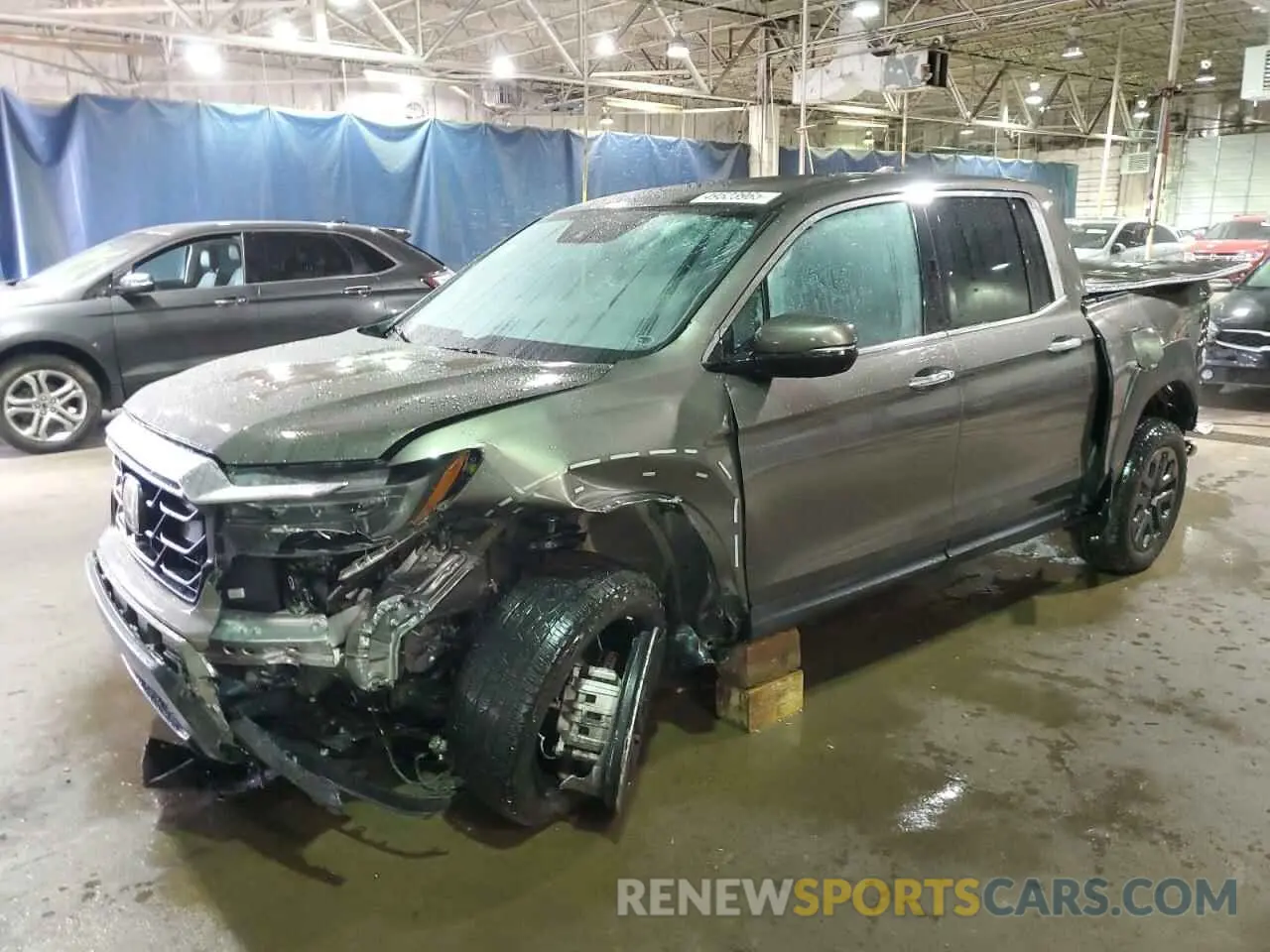 1 Photograph of a damaged car 5FPYK3F70NB032529 HONDA RIDGELINE 2022