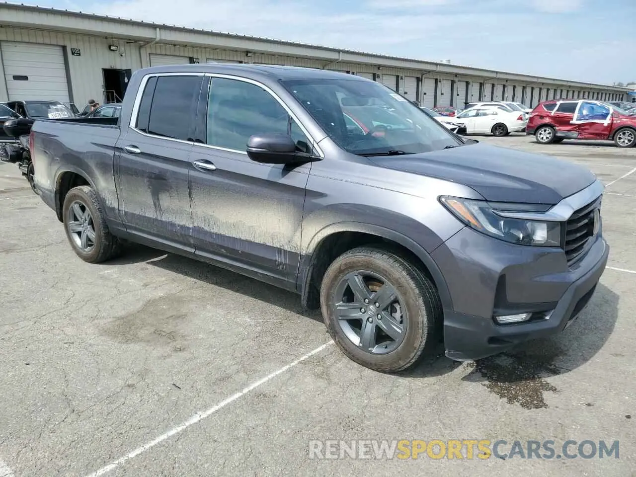 4 Photograph of a damaged car 5FPYK3F71NB017487 HONDA RIDGELINE 2022