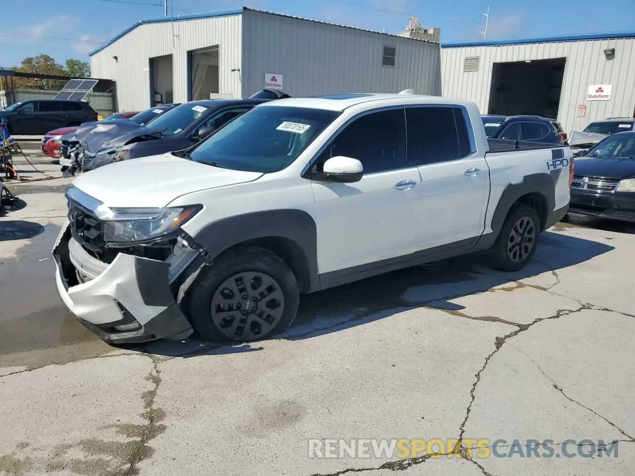 1 Photograph of a damaged car 5FPYK3F72NB018843 HONDA RIDGELINE 2022
