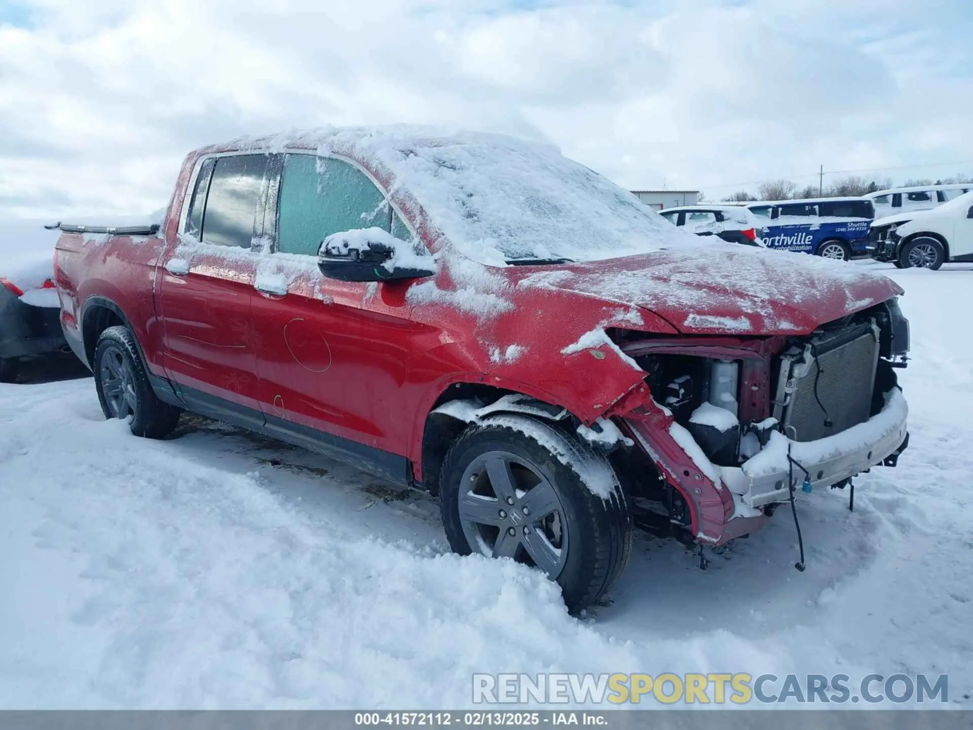 1 Photograph of a damaged car 5FPYK3F74NB028709 HONDA RIDGELINE 2022