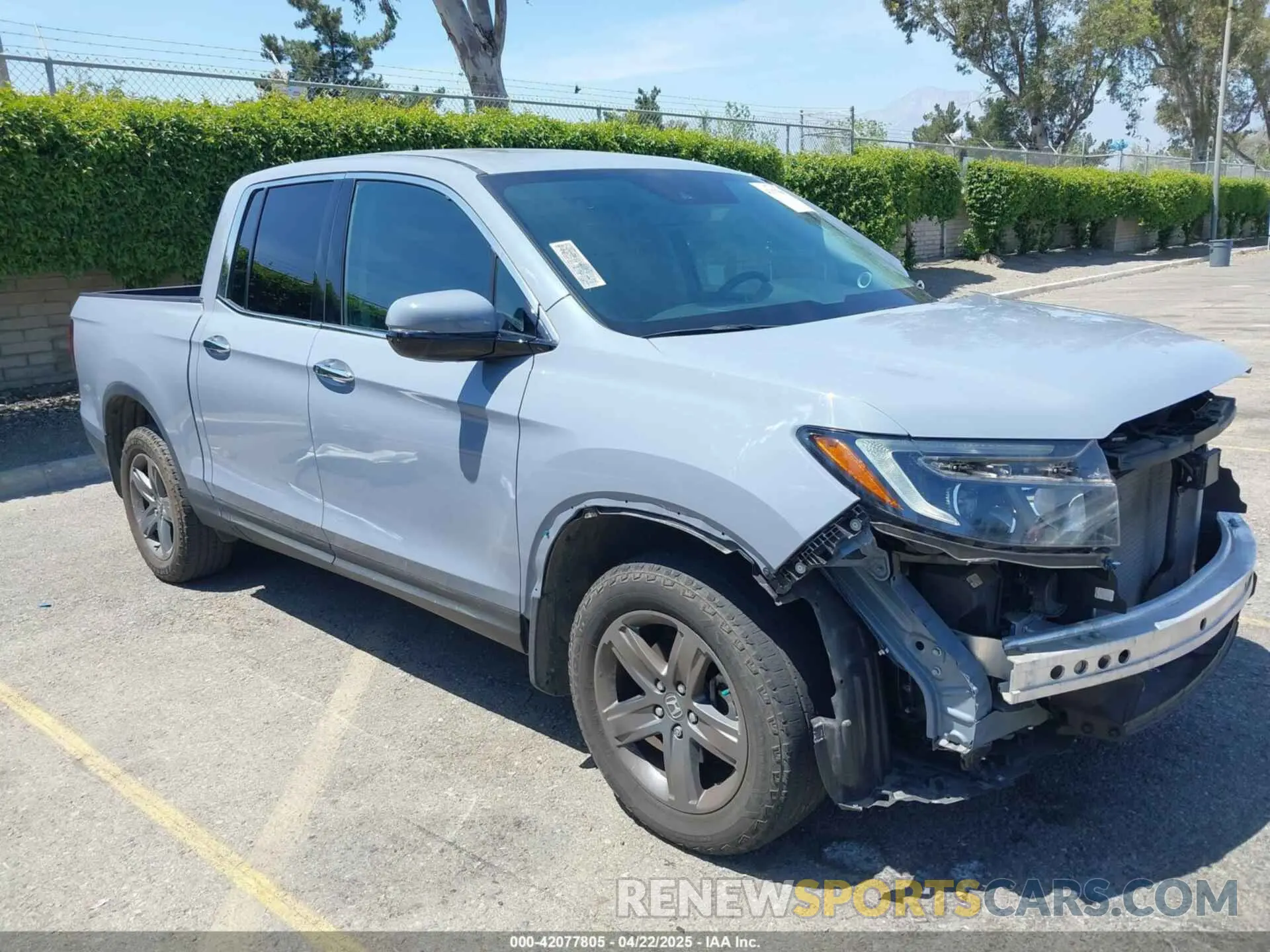 1 Photograph of a damaged car 5FPYK3F78NB028776 HONDA RIDGELINE 2022