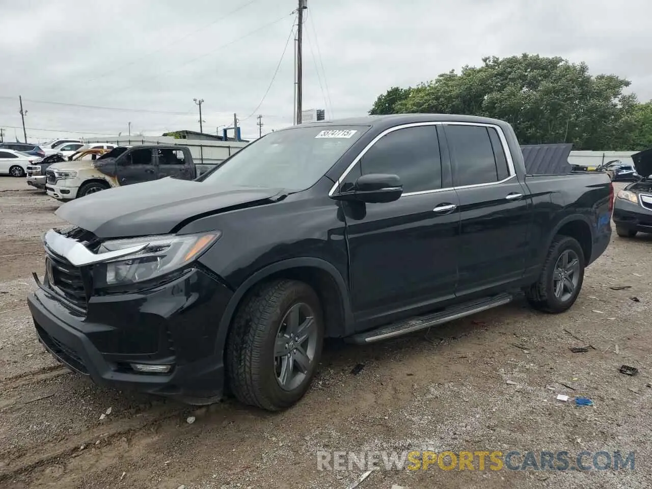 1 Photograph of a damaged car 5FPYK3F7XNB002065 HONDA RIDGELINE 2022