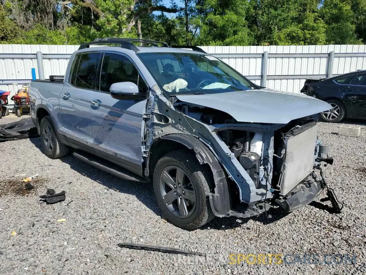 4 Photograph of a damaged car 5FPYK3F7XNB035177 HONDA RIDGELINE 2022