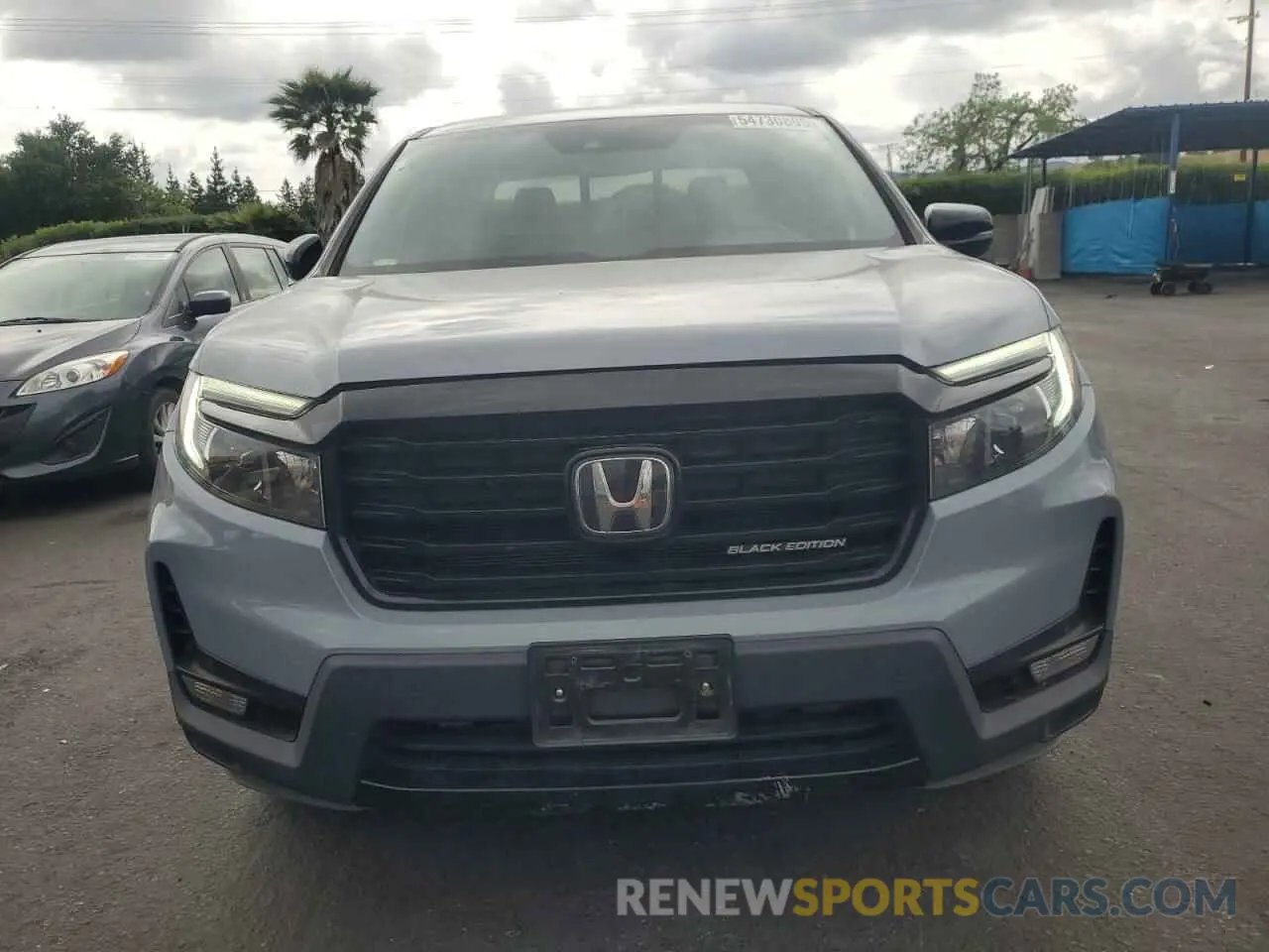 5 Photograph of a damaged car 5FPYK3F83NB032629 HONDA RIDGELINE 2022