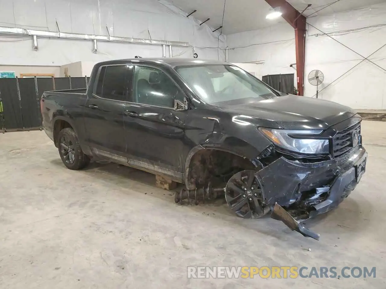 4 Photograph of a damaged car 5FPYK3F10PB038832 HONDA RIDGELINE 2023