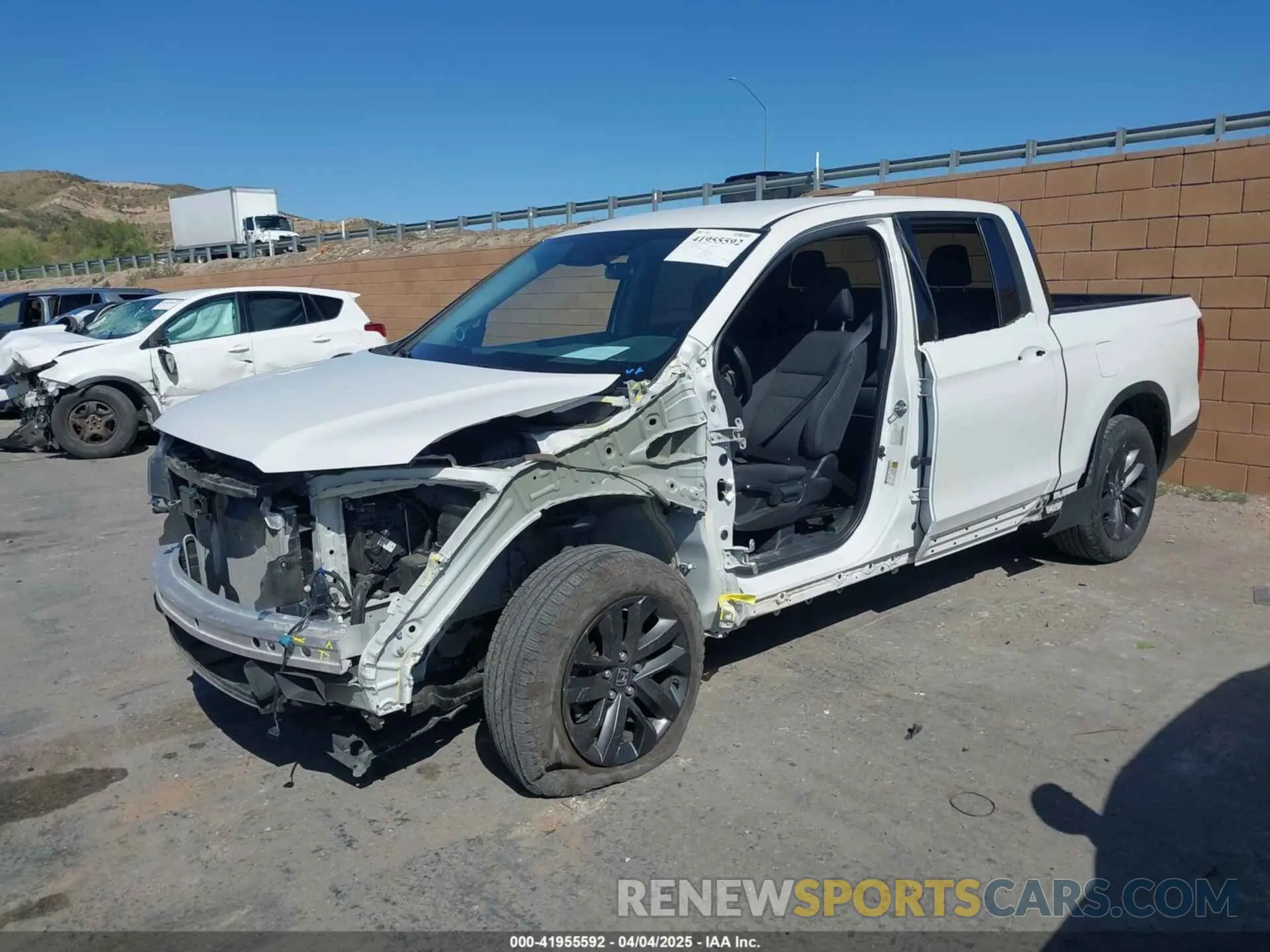 2 Photograph of a damaged car 5FPYK3F13PB060341 HONDA RIDGELINE 2023