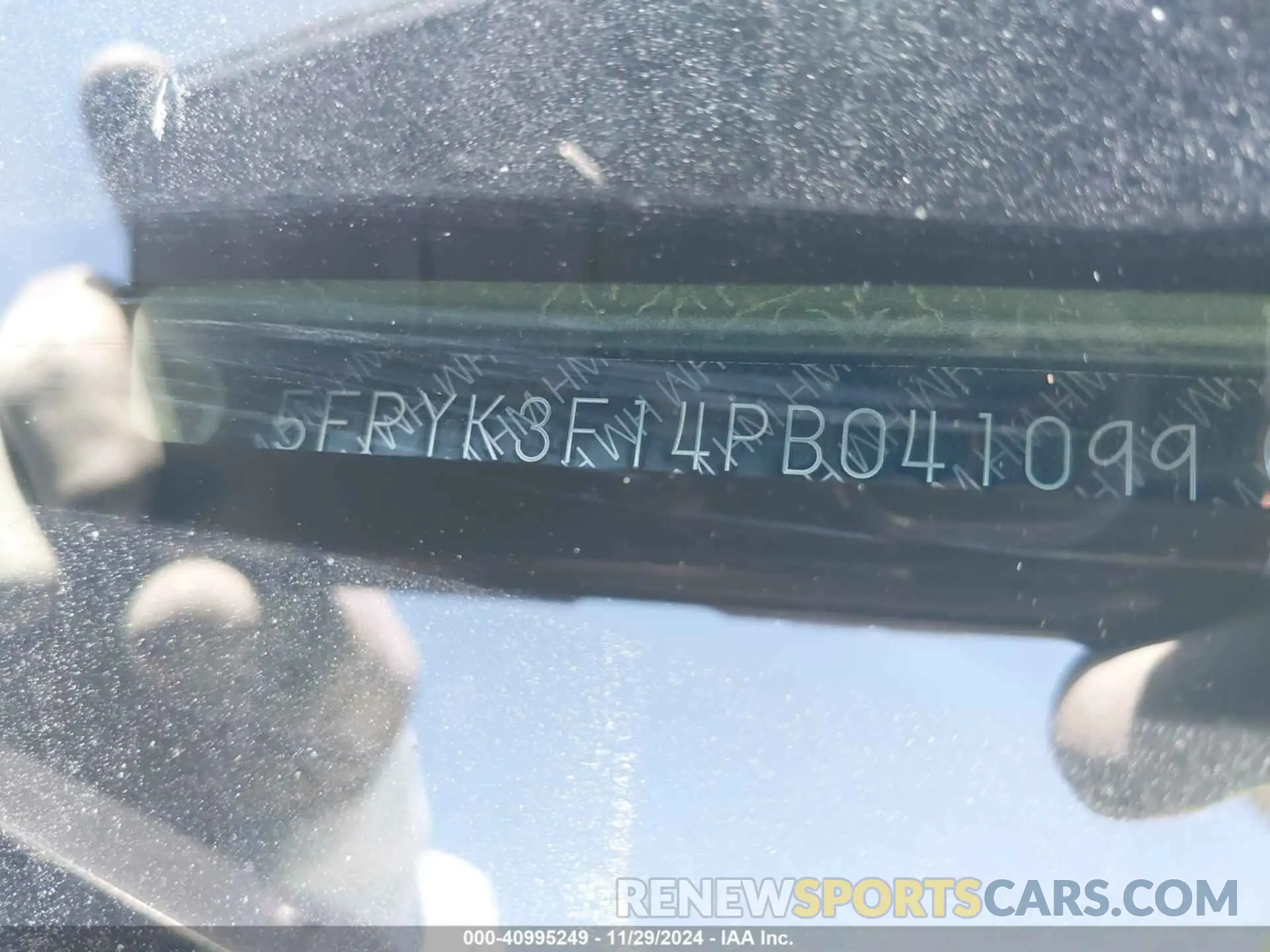 18 Photograph of a damaged car 5FPYK3F14PB041099 HONDA RIDGELINE 2023