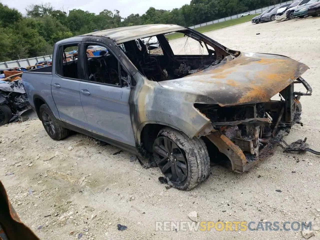 4 Photograph of a damaged car 5FPYK3F15PB047817 HONDA RIDGELINE 2023