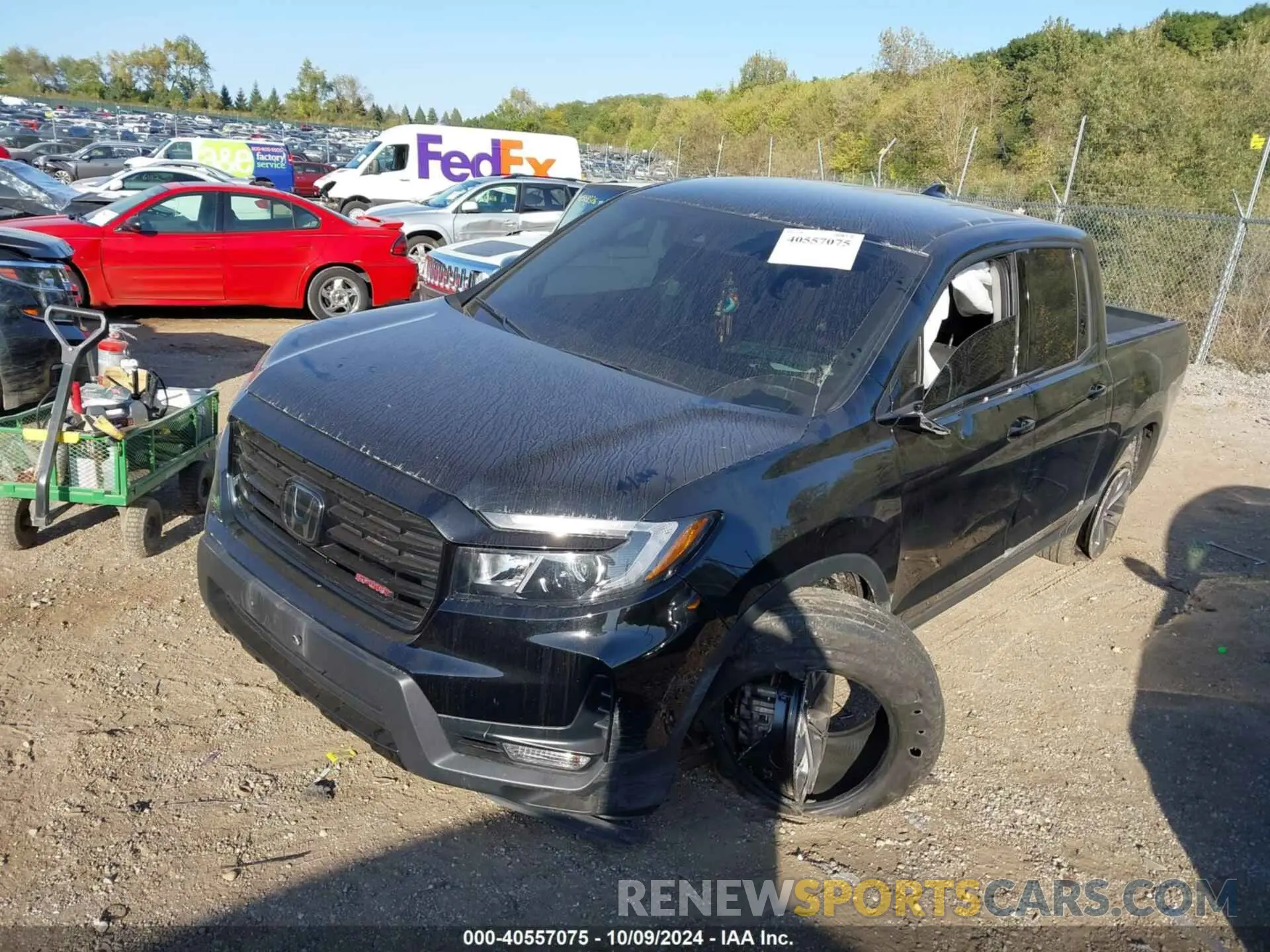2 Photograph of a damaged car 5FPYK3F1XPB033766 HONDA RIDGELINE 2023