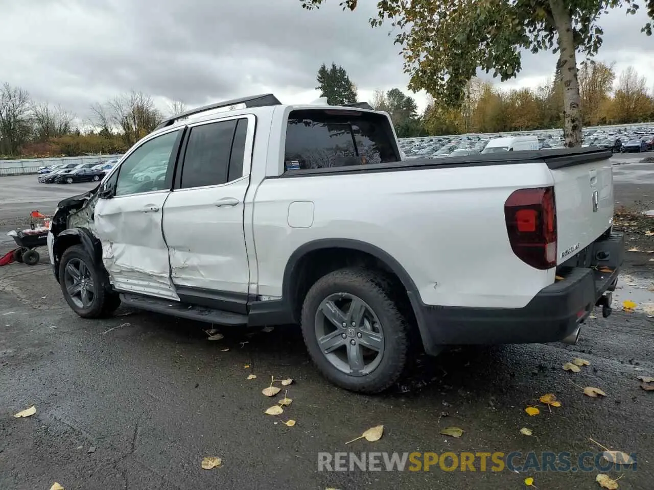 2 Photograph of a damaged car 5FPYK3F51PB068148 HONDA RIDGELINE 2023