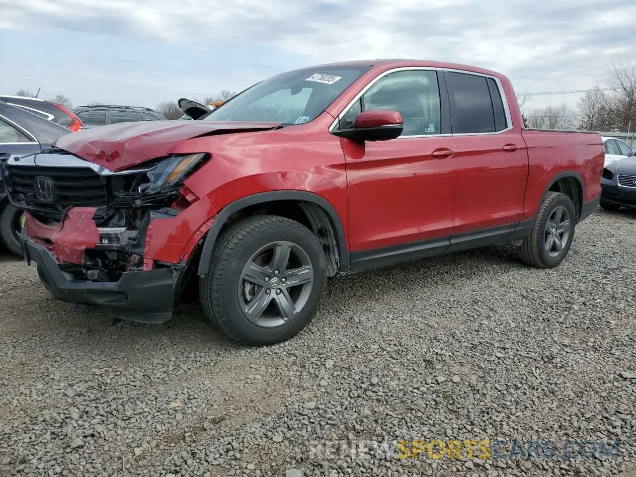 1 Photograph of a damaged car 5FPYK3F52PB044960 HONDA RIDGELINE 2023