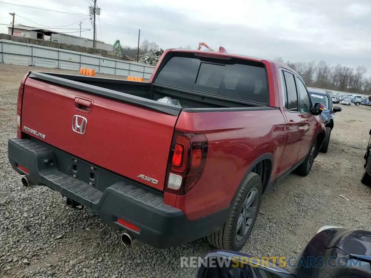 3 Photograph of a damaged car 5FPYK3F52PB044960 HONDA RIDGELINE 2023