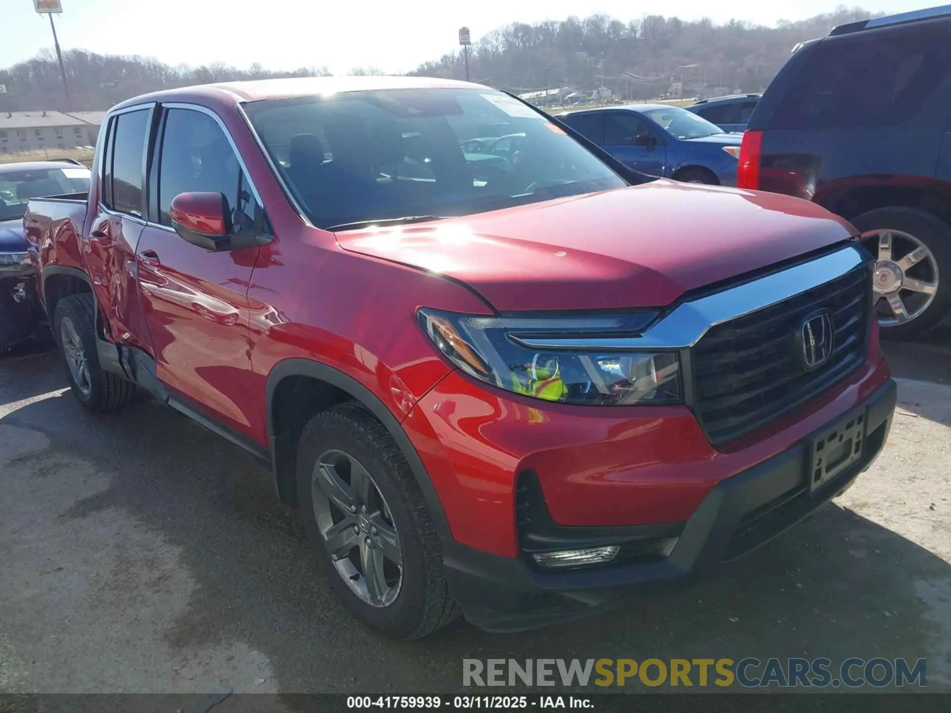 1 Photograph of a damaged car 5FPYK3F54PB010082 HONDA RIDGELINE 2023