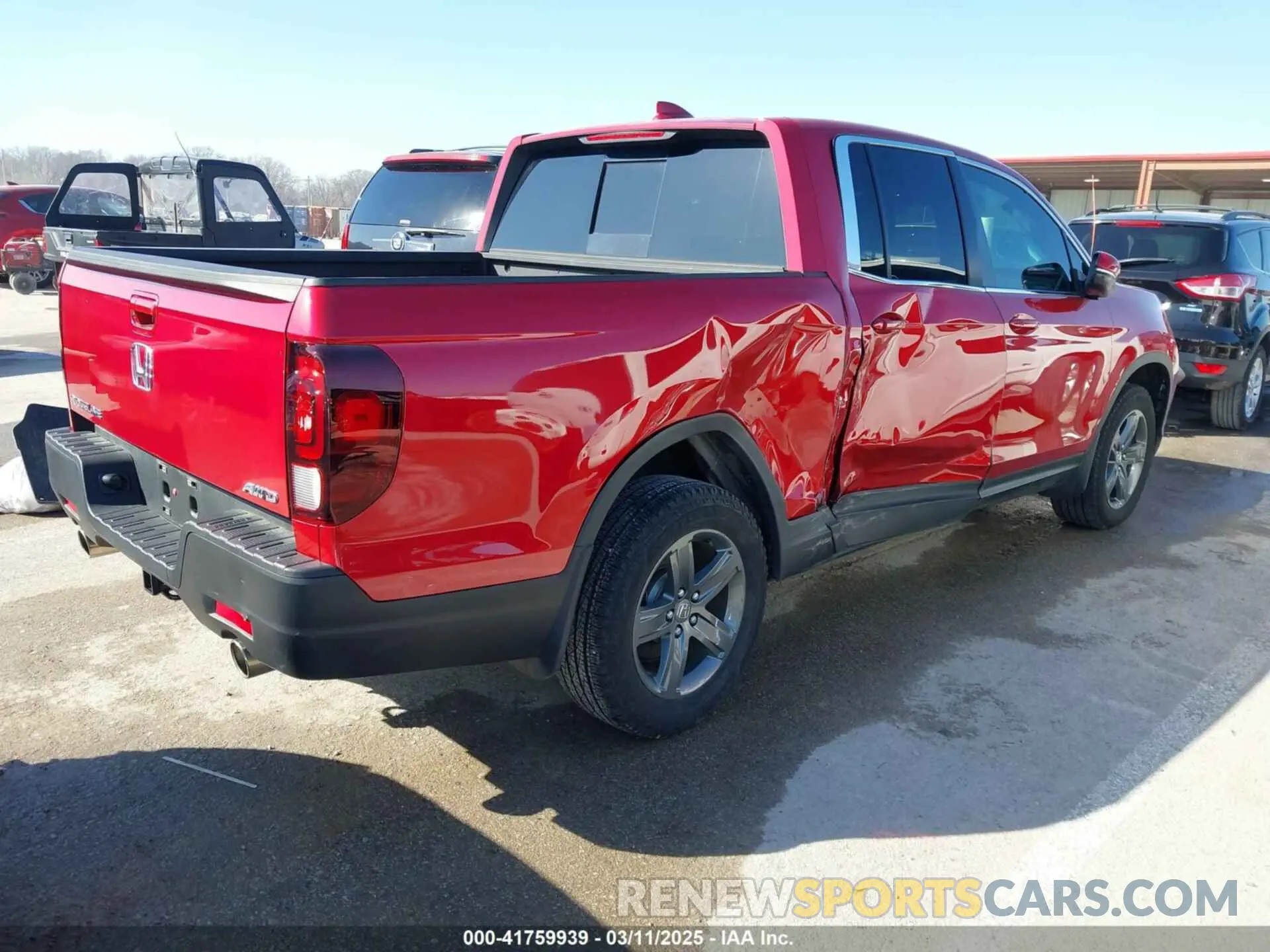 4 Photograph of a damaged car 5FPYK3F54PB010082 HONDA RIDGELINE 2023