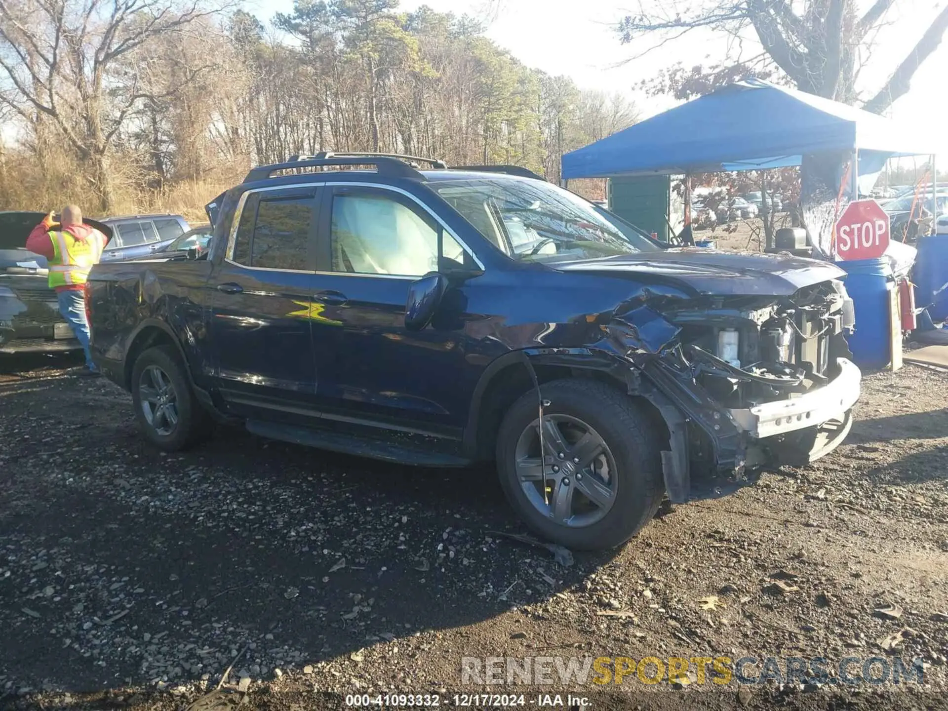 1 Photograph of a damaged car 5FPYK3F54PB028484 HONDA RIDGELINE 2023