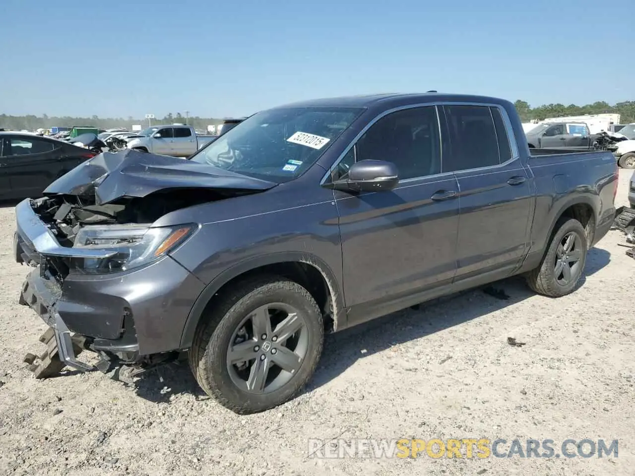 1 Photograph of a damaged car 5FPYK3F54PB043289 HONDA RIDGELINE 2023