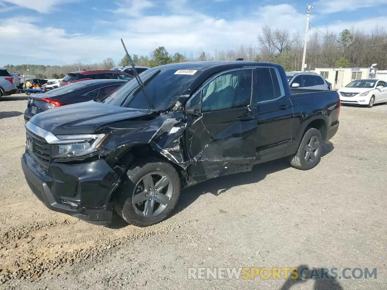 1 Photograph of a damaged car 5FPYK3F57PB035588 HONDA RIDGELINE 2023