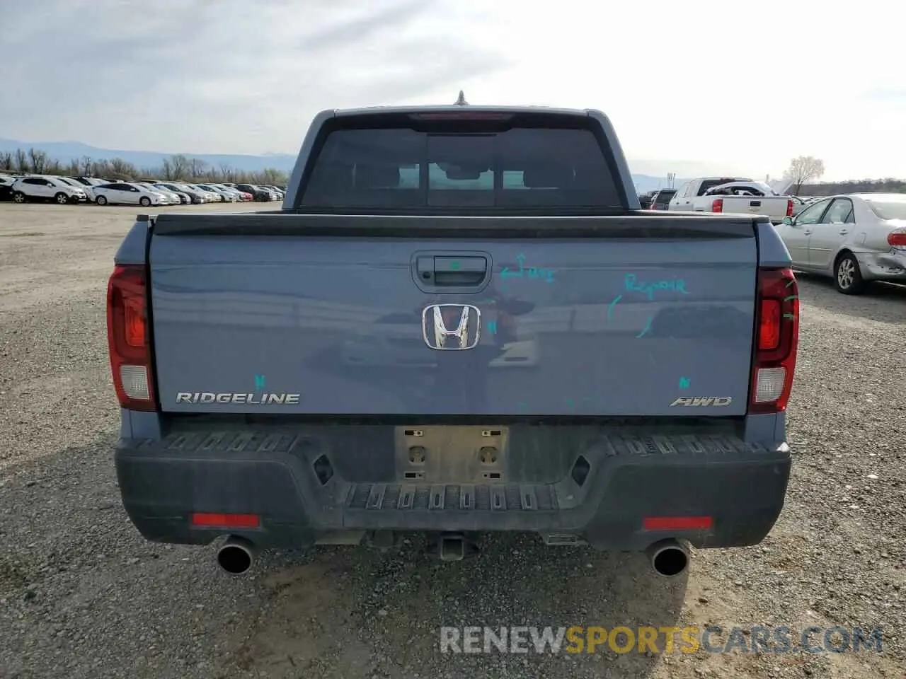 6 Photograph of a damaged car 5FPYK3F58PB031033 HONDA RIDGELINE 2023